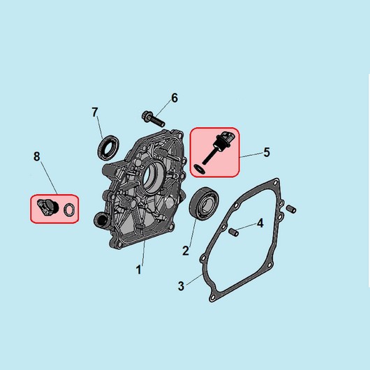 Крышка картера Champion SC6448